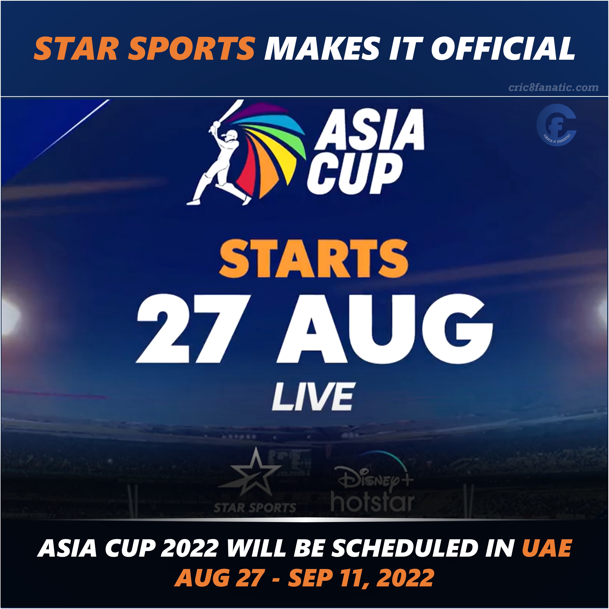 asia cup 2022 uae official star sports