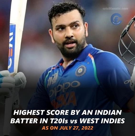 highest score in t20 vs west indies