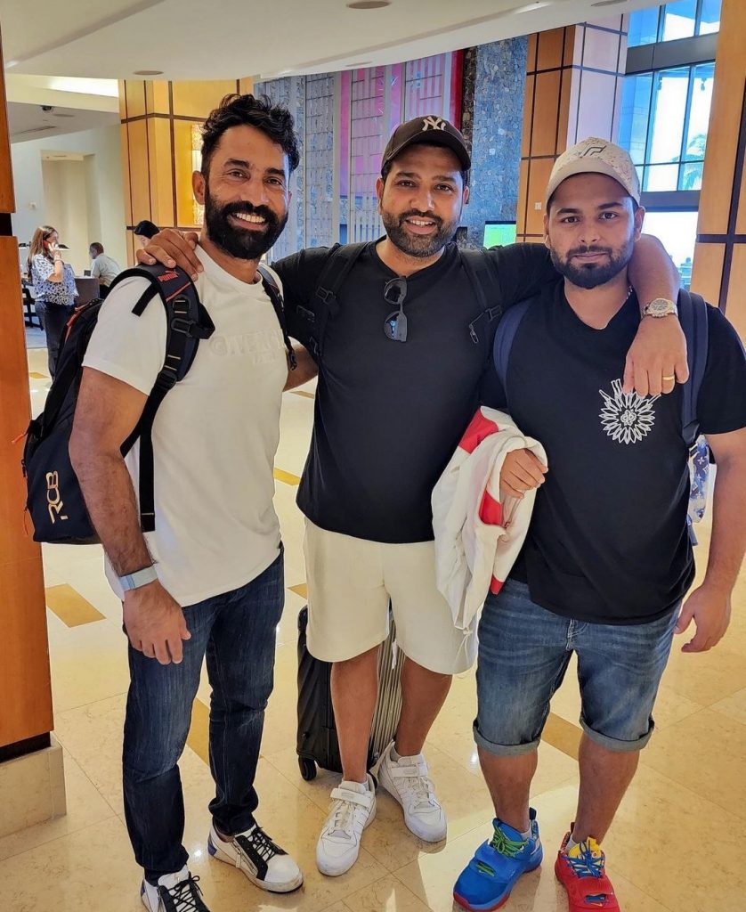 rohit sharma rishabh pant dinesh karthik
