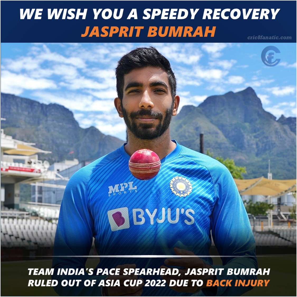 asia cup 2022 india squad jasprit bumrah injury cric8fanatic