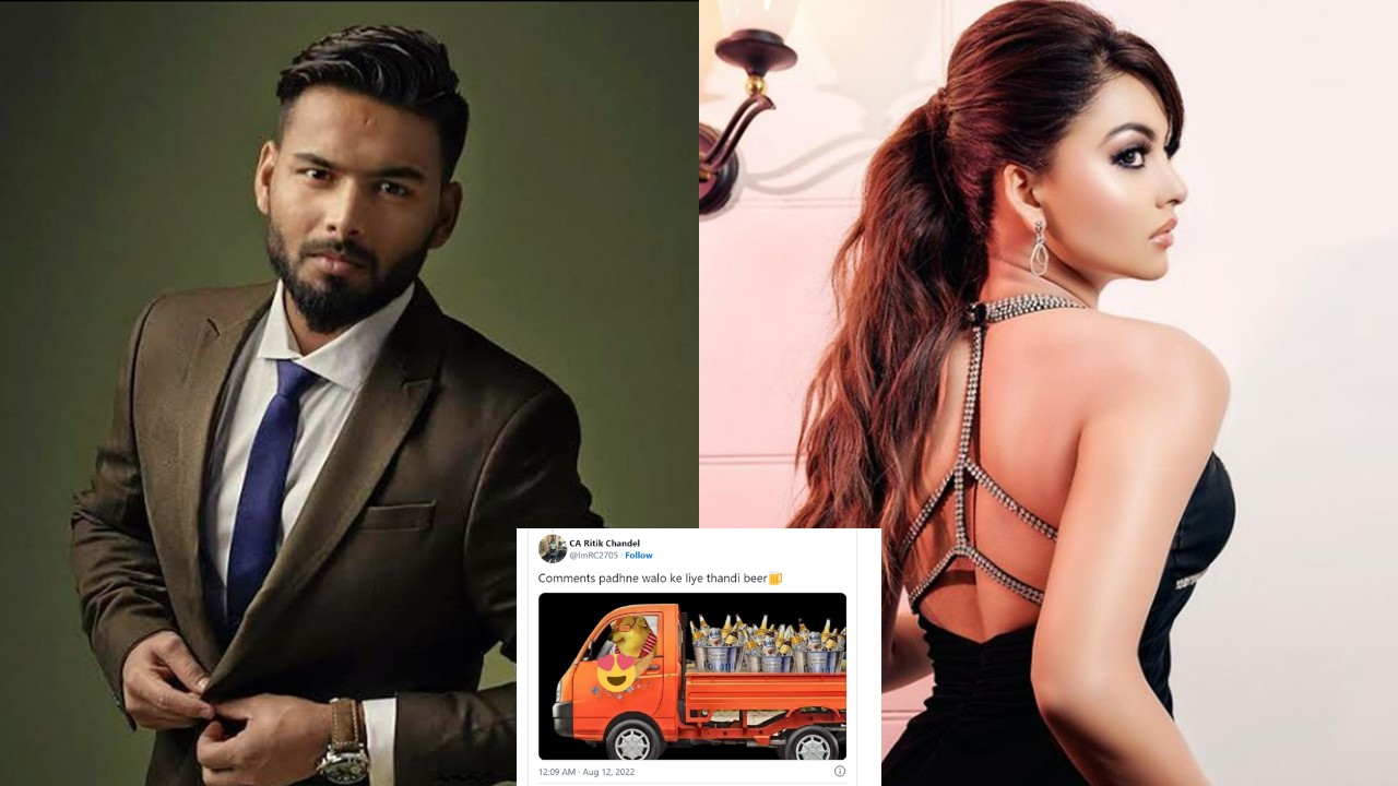 rishabh pant urvashi rautela saga.png