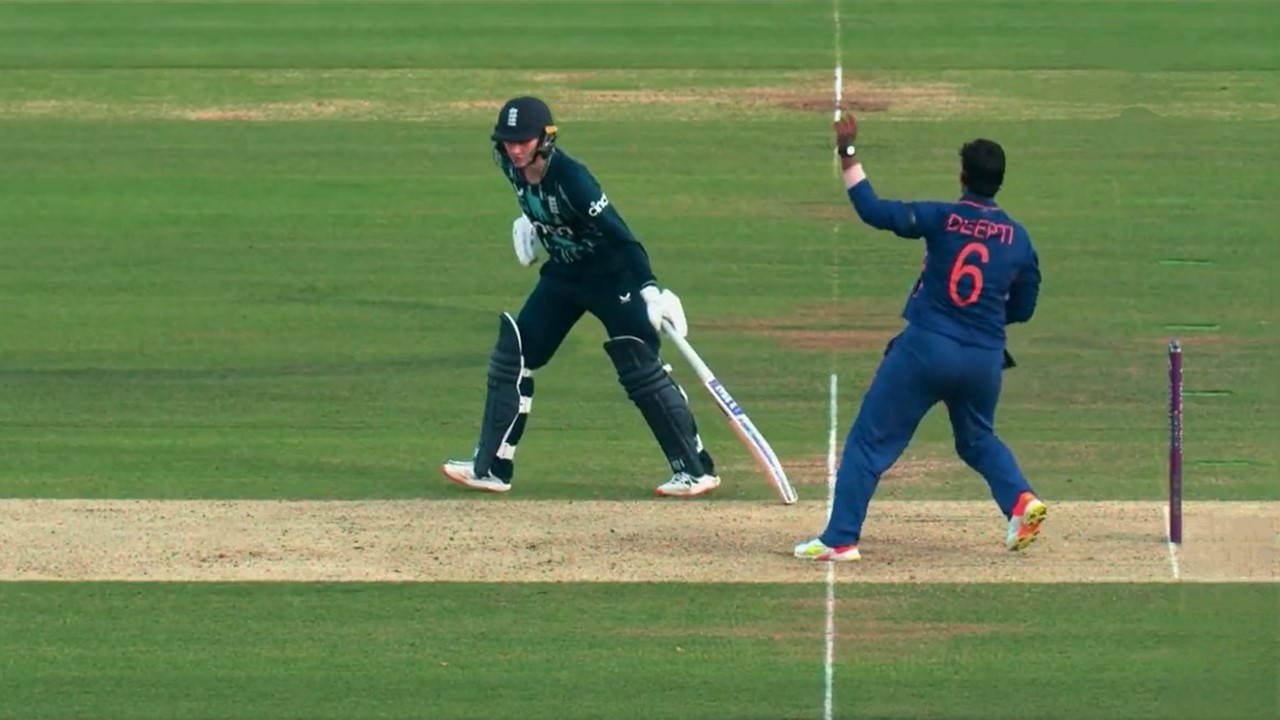 deepti sharma run out twitter reactions mankading
