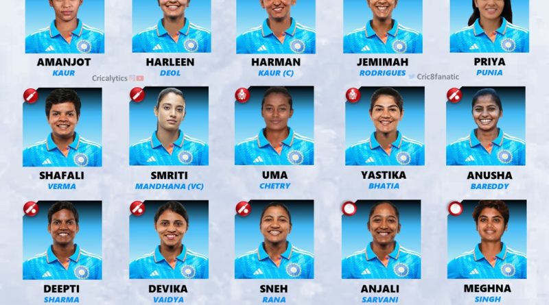 india vs bangladesh women 2023 official odi and t20 squad players list