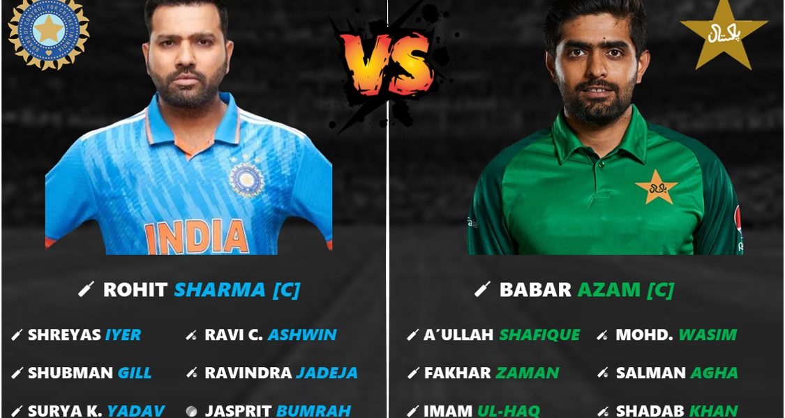 india vs pakistan squad players list for odi world cup 2023