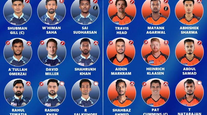 IPL 2024 GT vs SRH Best Fantasy Lineup and Playing 11 for Both