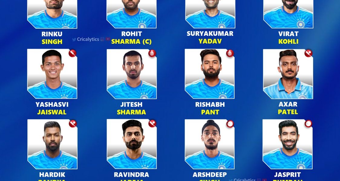 T20 World Cup 2024 Confirmed 15 Player Squad List for India